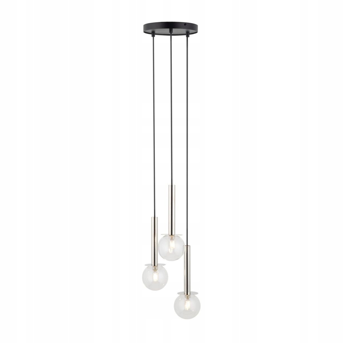 DAISY 3 Hanglamp Sigma Lighting - Modern, Zwart/Zilver, 3x G9