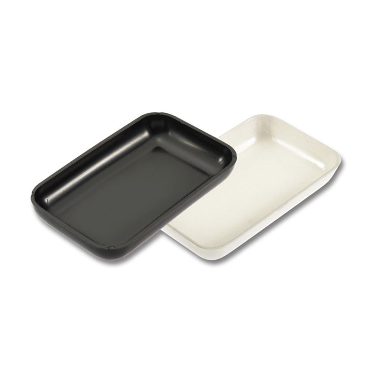 Stenen schaal, wit, van kunststof, 1 stuk, voor opberging