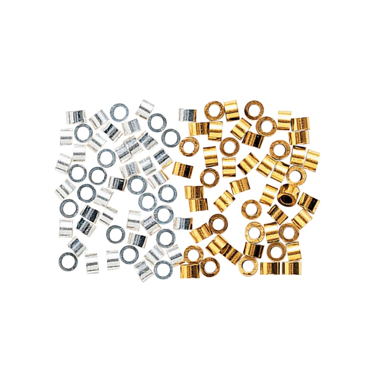 Eindbuizen verguld-verzilverd 100 stuks