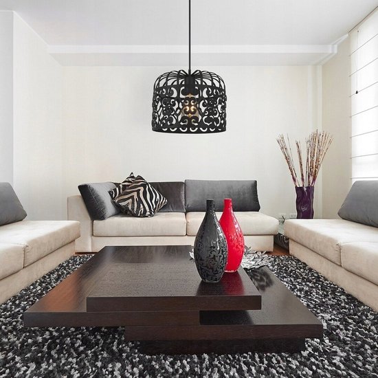 Foto: Alessandra hanglamp zwart stijlvolle verlichting voor elke ruimte