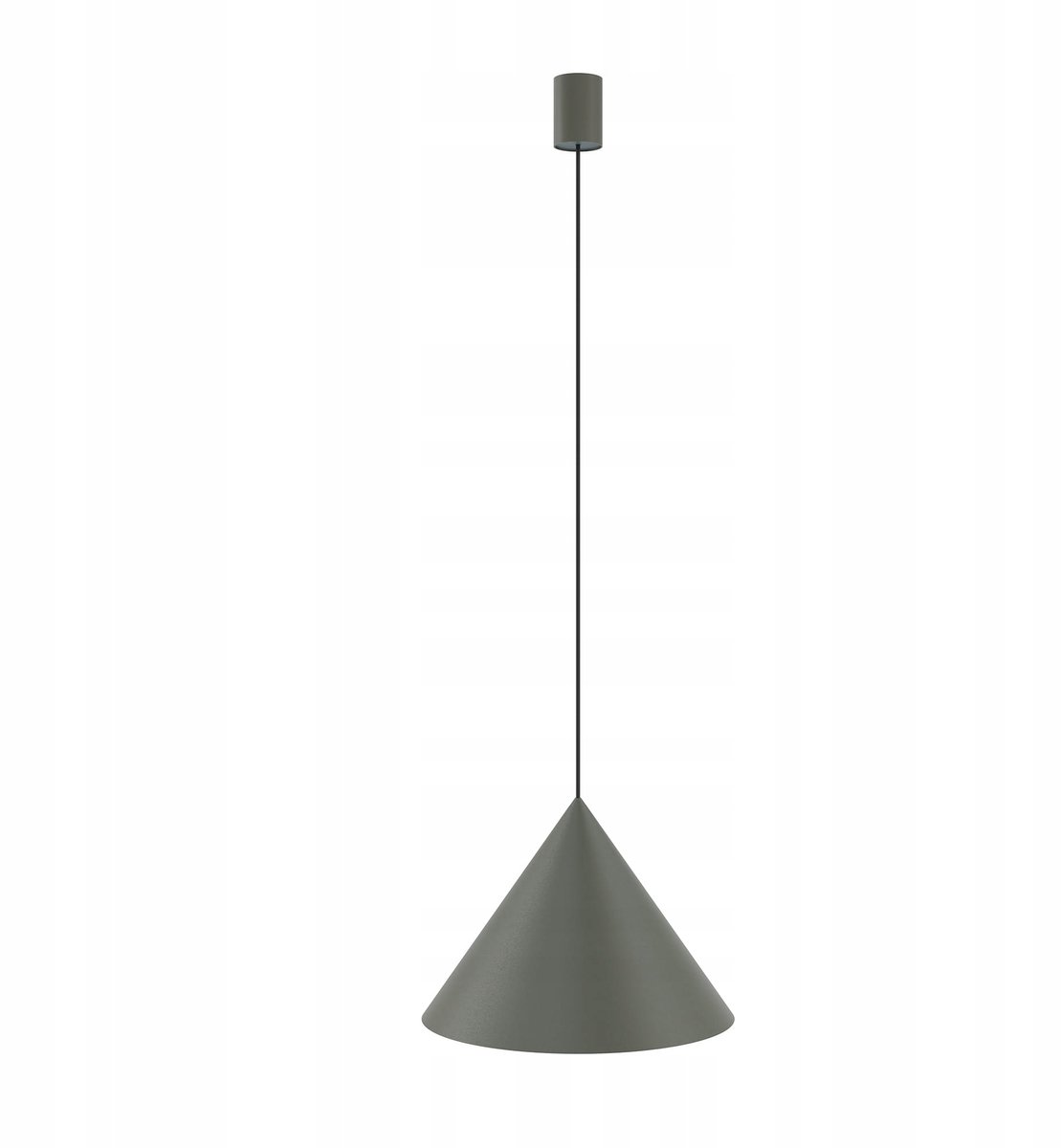 Moderne grijze hanglamp ZENITH loft design, in hoogte verstelbaar