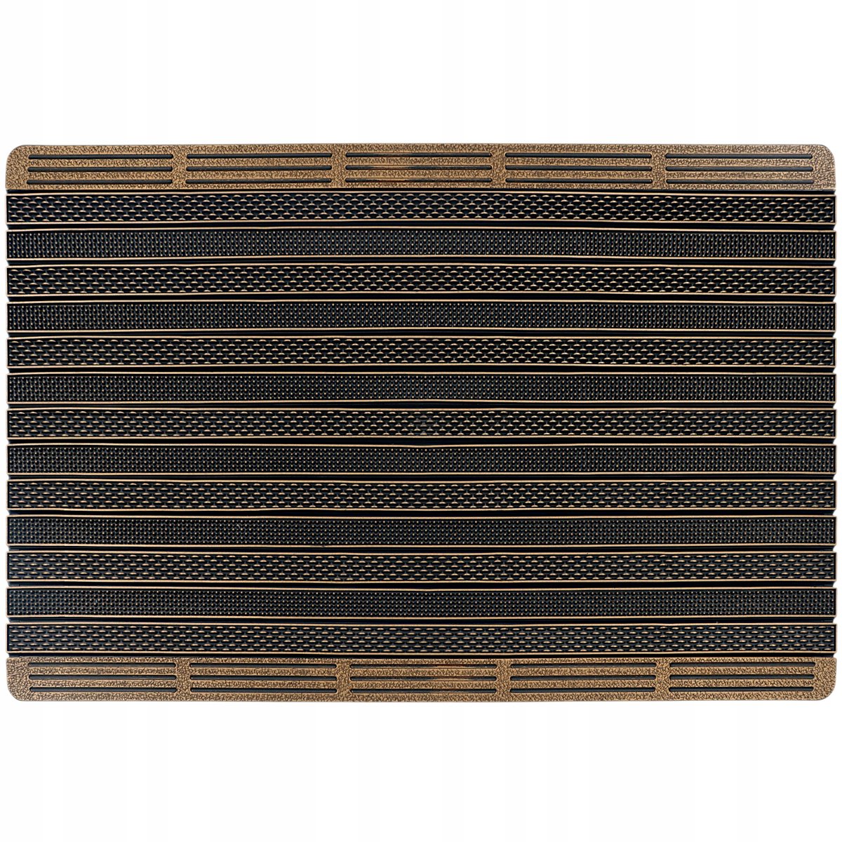 Premium Buitenmat 60x90cm - Stevig Rubber, Bruin