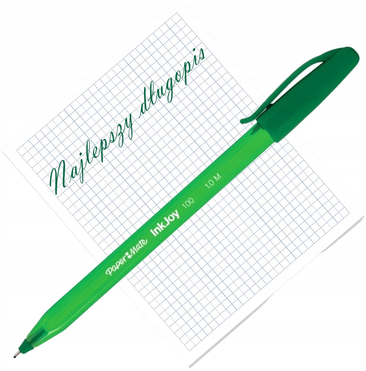 Paper Mate Inkjoy Gelpen - Dikke groene vulling - 1 mm