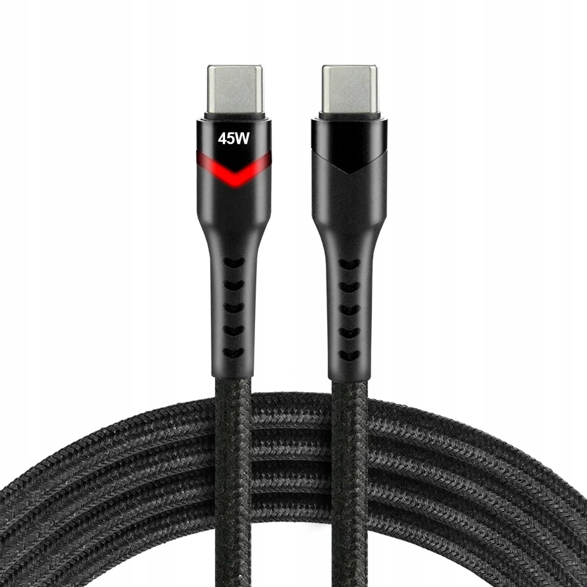everActive USB-C PD-kabel 3m met RGB LED - 45W snel opladen