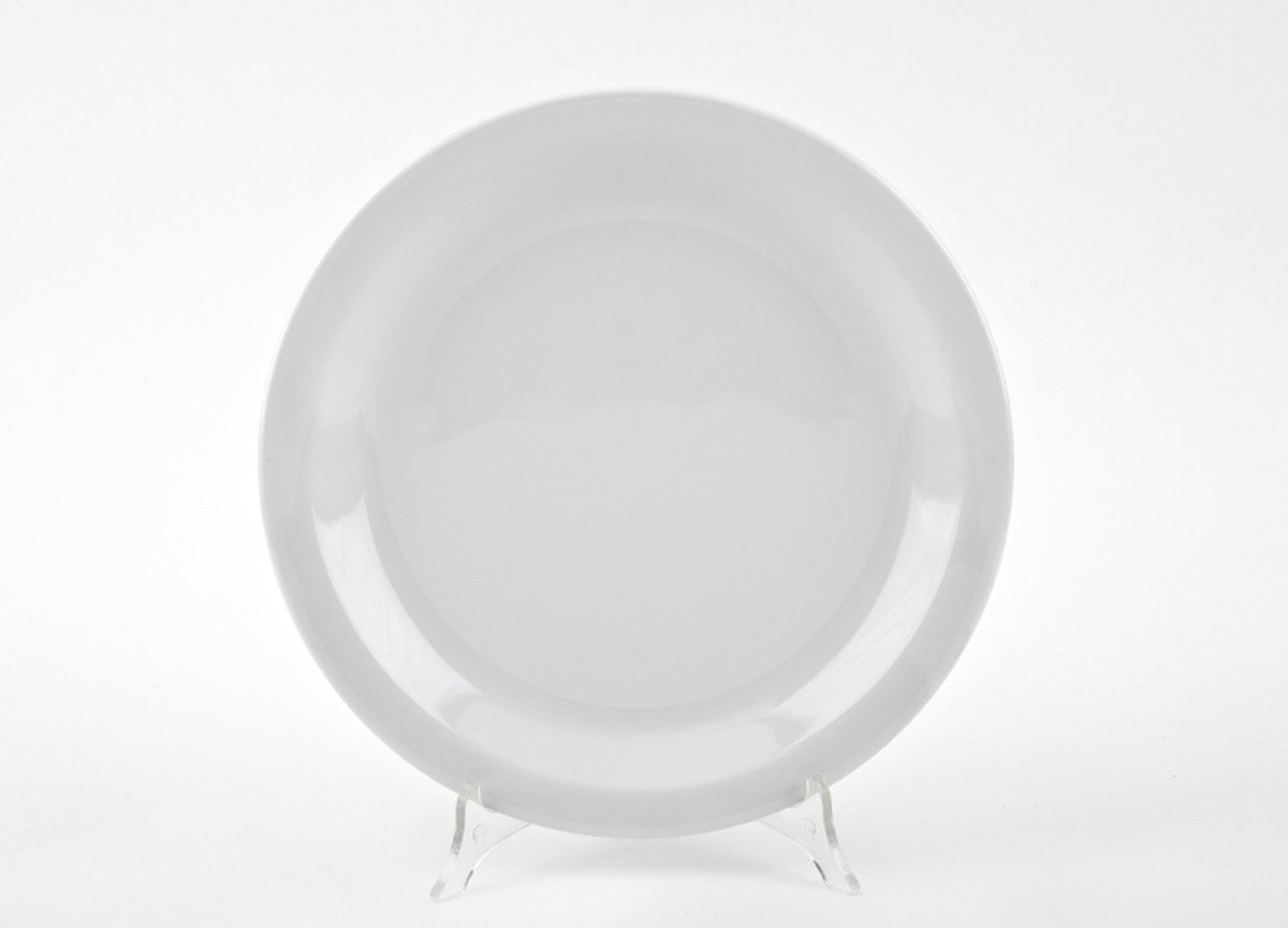 Populair Amerika Bord 26,5 cm - Wit, Porselein