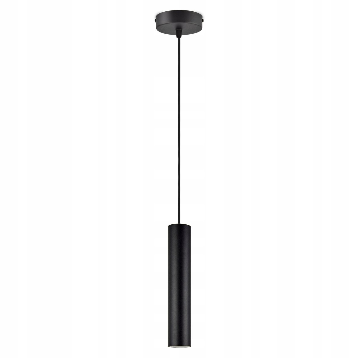 Moderne Zwart Metalen Plafondlamp Tuba GU10 - Verstelbaar
