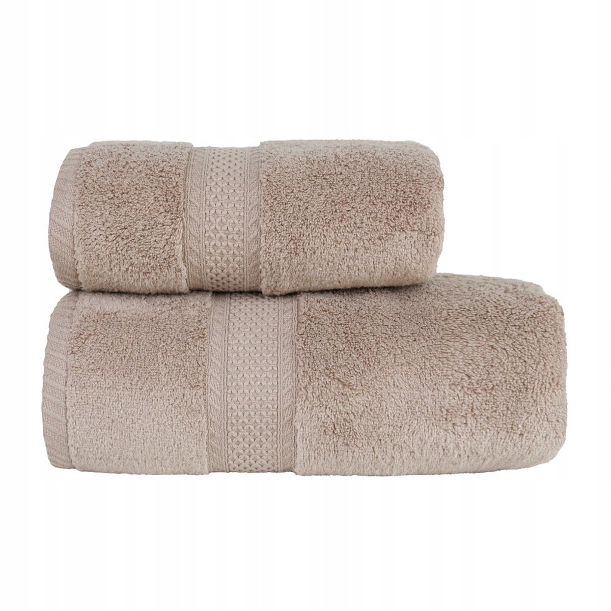 Luxe Katoenen Badhanddoek Rodos 70x140cm 500GSM Warm Bruin