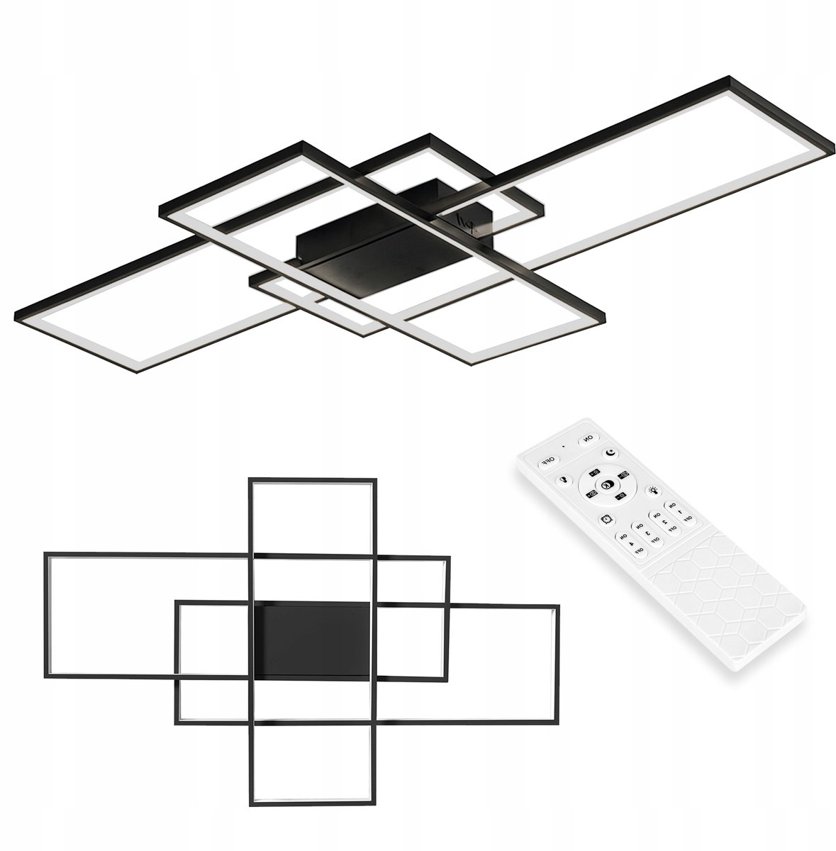 LED Plafondlamp 130W Dimbaar Kleurtemperatuur 3000-6500K met Afstandsbediening