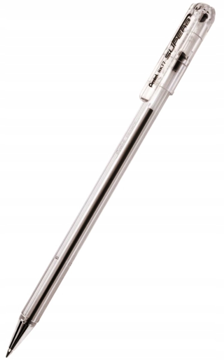 Pentel SuperB BK77 Balpen Zwart 0.7mm - Vloeiend Schrijven