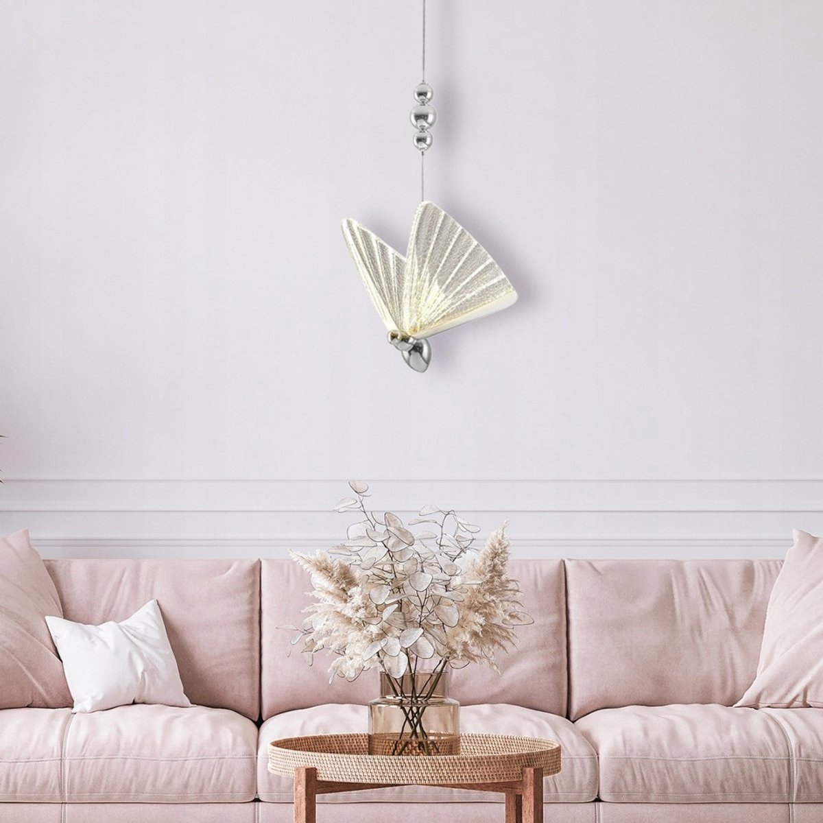 Mariposa Hanglamp Chroom LED CCT - Elegant en Modern