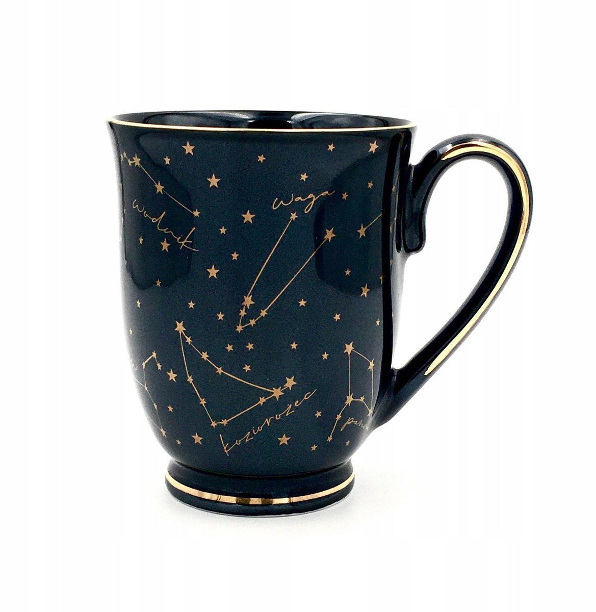 Bogucice Zodiac Black Porseleinen Mok 350 ml