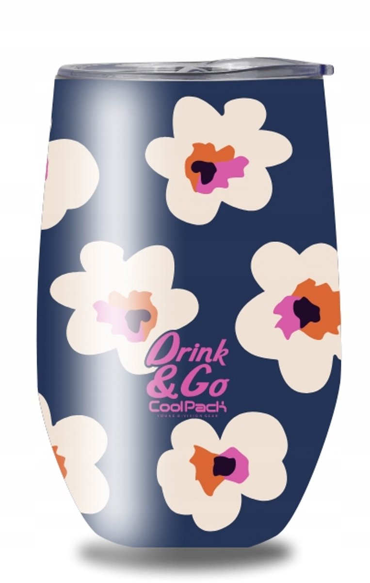 CoolPack FLORES NINA Thermosbeker 500ml - BPA Vrij Roestvrij Staal