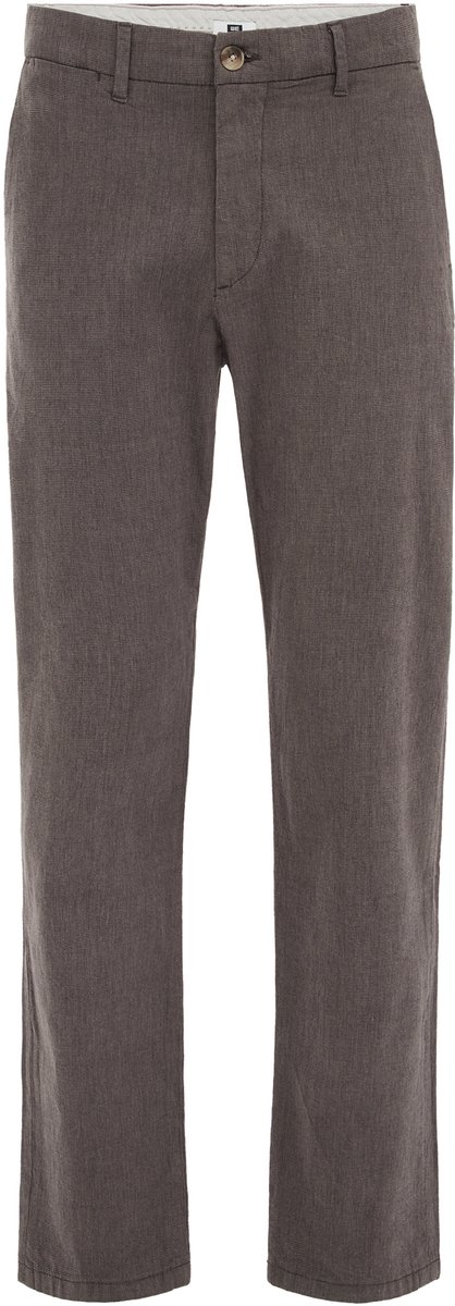 WE Fashion Heren Slim fit chino met stretch