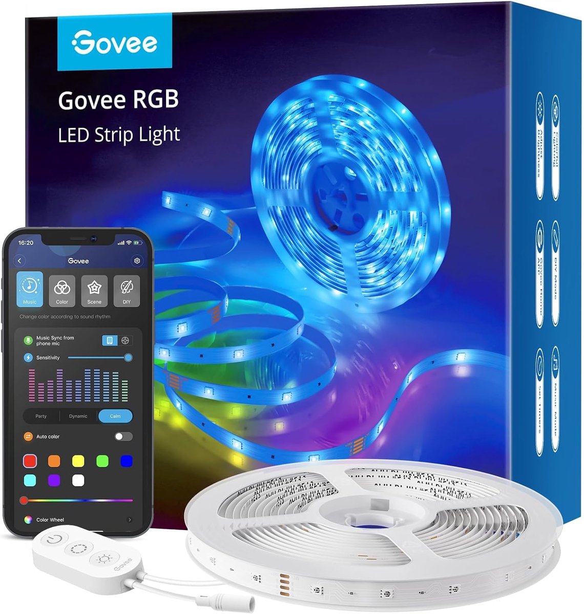 Smart Wifi LED Strip 5m met App-besturing en Muzieksynchronisatie