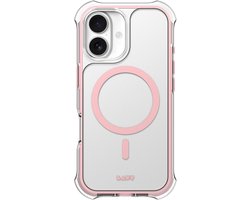 LAUT Aero Protect iPhone 17 Hoesje – Lace Pink – Transparant – MagSafe Compatibel