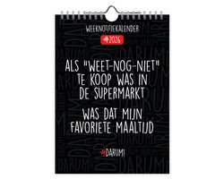 foto van Darum WEEKnotitiekalender 2026