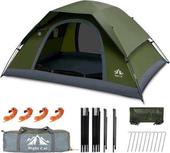 RDYMONKEY UL Gear Lanshan 2 Tent 2 Persoons Ultralichte Waterdichte Professionele Wandeltent voor 2 Personen Camping Dubbellaags (3 seizoenen, kaki RDYMONKEY UL Gear Lanshan 2 Tent 2 Persoons Ultralichte Waterdichte Professionele Wandeltent voor 2 Personen Camping Dubbellaags (3 seizoenen, kaki