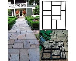 Allecto plus - Betonvorm voor looppad en bestrating, steen sjabloon voor beton gieten - Allee terras