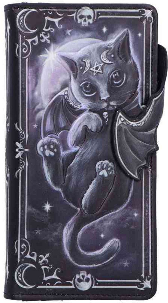 Nemesis Now - Moon of Malpuss Embossed Dames portemonnee - Multicolours