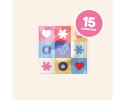 Sam loves Max - Premium Condooms - 15 st - gratis verzending - condooms - Met glijmiddel - Anoniem verpakte condooms - Natuurlijk latex - Vegan - condoom