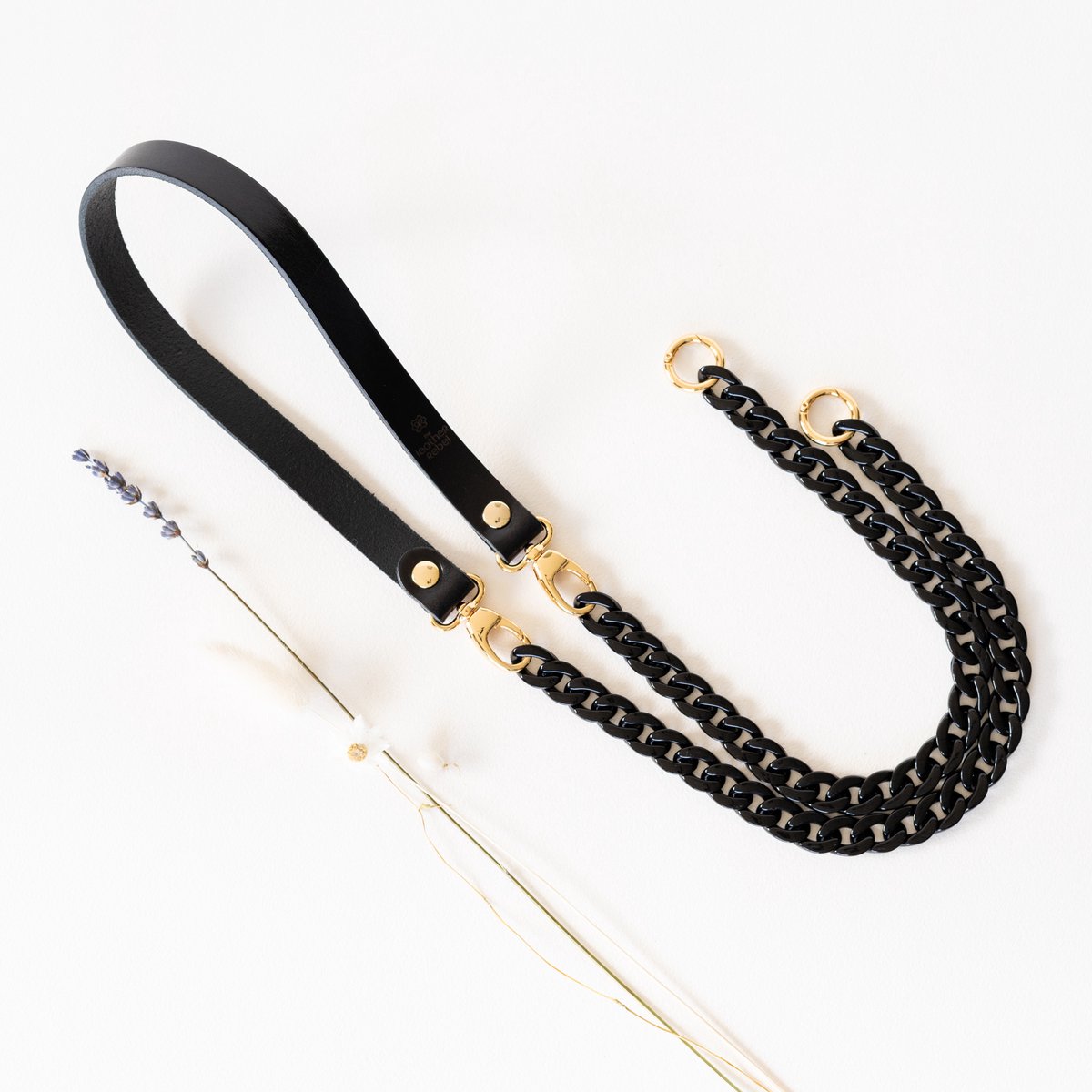 The Leather Rebel - Telefoonkoord - zwart - zwart