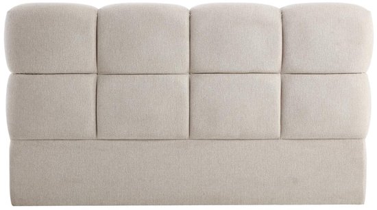 PASCAL MORABITO Tête de lit 180 cm - Tissu structuré - Beige - DAMADO par Pascal Morabito