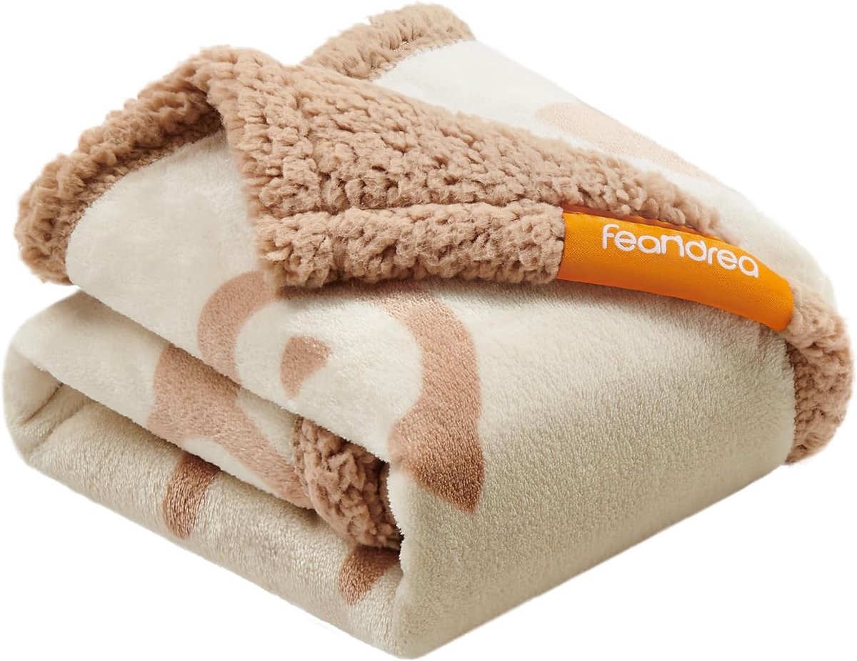 Waterdichte hondendeken voor kleine huisdieren - Sherpa fleece, 73 x 63 cm, machinewasbaar