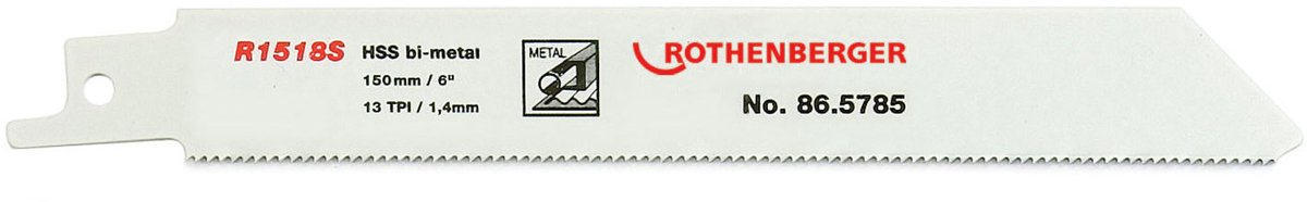ROTHENBERGER Universeel zaagblad, 150x20x0,9, 13 TPI (5-pack) - 865785