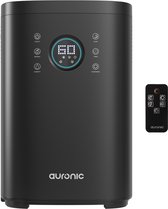 Auronic Luchtbevochtiger - 4 Liter - 40m2 - Geschikt voor Woonkamer, Kantoor, Slaapkamer, Babykamer en Meer - Met Aromatherapie - BPA-Vrij - Zwart