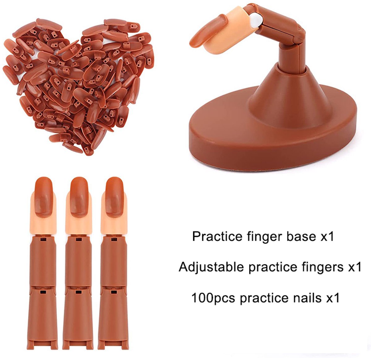 Nail Trainer Pro Serie - Nagel Oefenhulpmiddel - Oefenvinger - Ideaal voor Nagelstyling Training