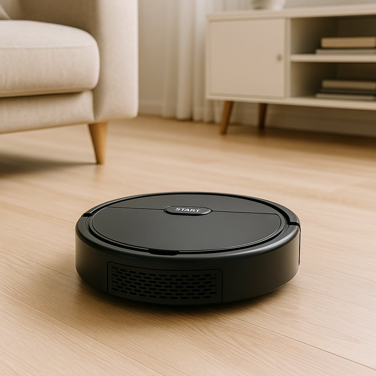 3-in-1 Robotstofzuiger PRO Dweilfunctie Zwart 500Pa - afbeelding 2