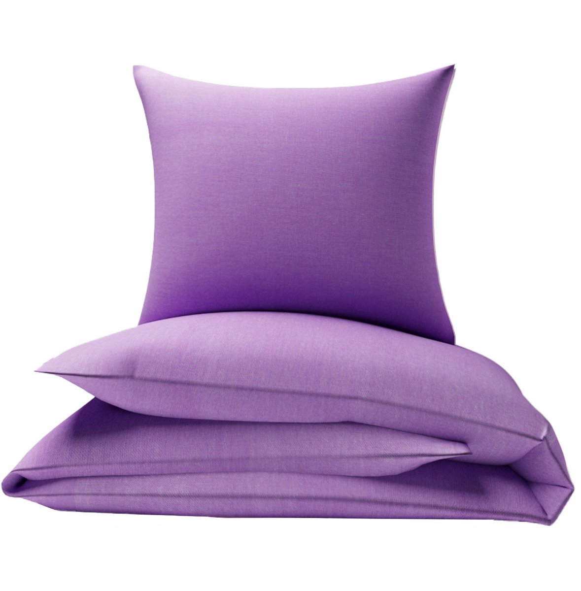 Image of 100% Katoenen Dekbedovertrek Set 100x140cm Lavendel met Rits