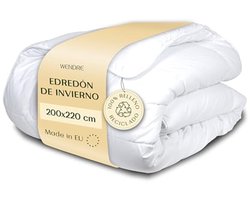 Dekbed voor duo 200 x 220 cm - Ademende, Hypoallergene en Mijtdichte Winterdeken