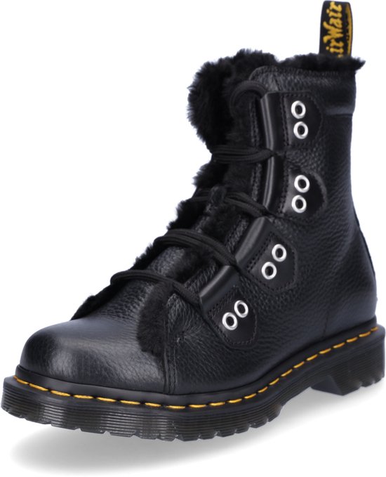 Dr. Martens dames veterlaars zwart