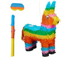 Piñata ezel - met stok en blinddoek