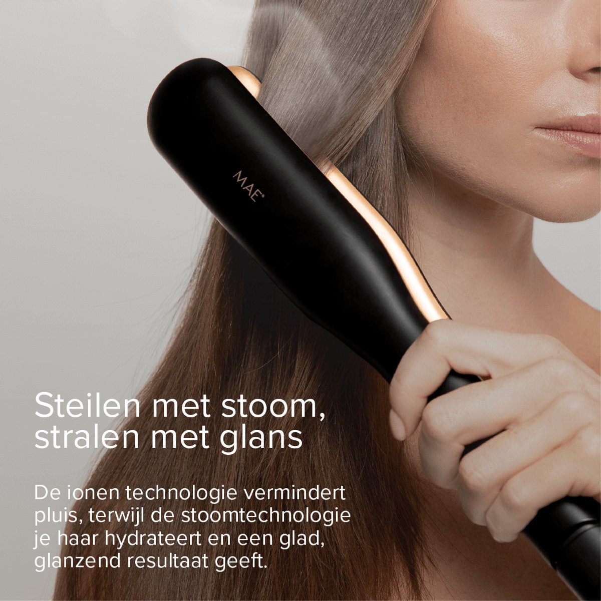 MAE Steam Straight stoomstijltang – stoom & keramisch thumbnail 4