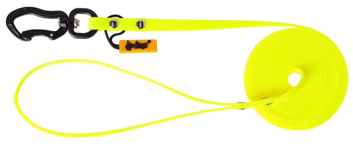 Dingo Flex Trainingslijn Geel - 2cm x 5m