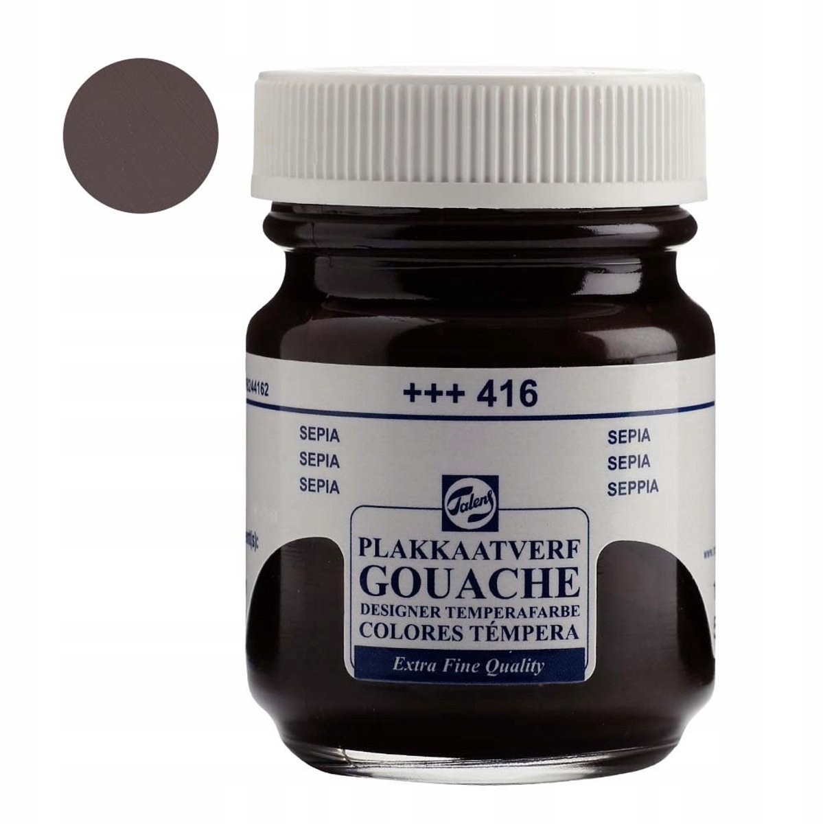 Talens Plakkaatverf Extra Fijn 416 Sepia 50 ml