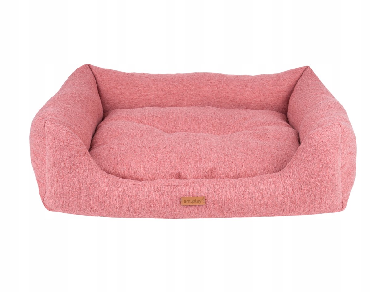 Amiplay Montana Sofa M Hondenkussen Roze - Comfortabel & Stijlvol
