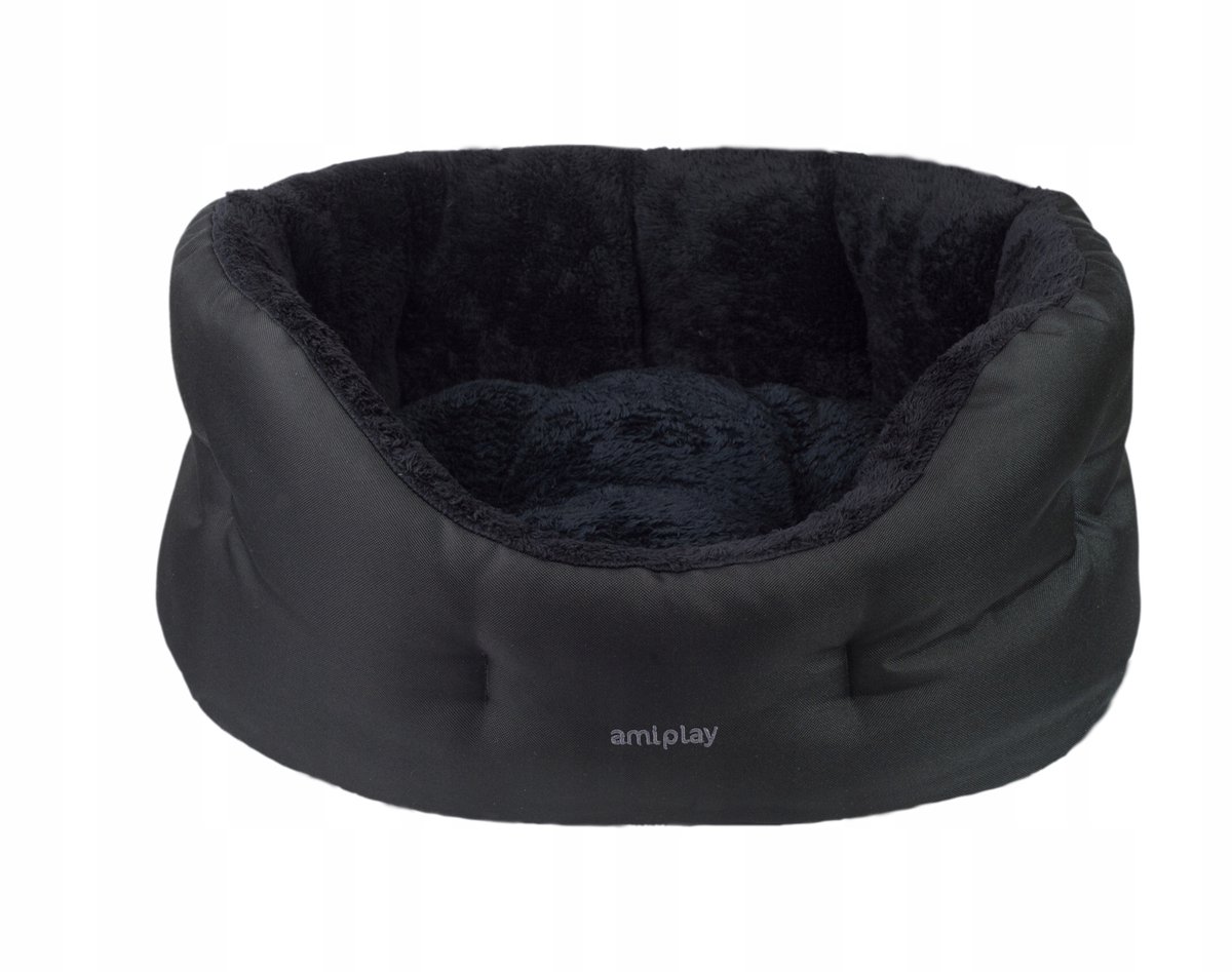Amiplay Colosseum Aspen S Hondenmand Zwart - Comfort & Kwaliteit