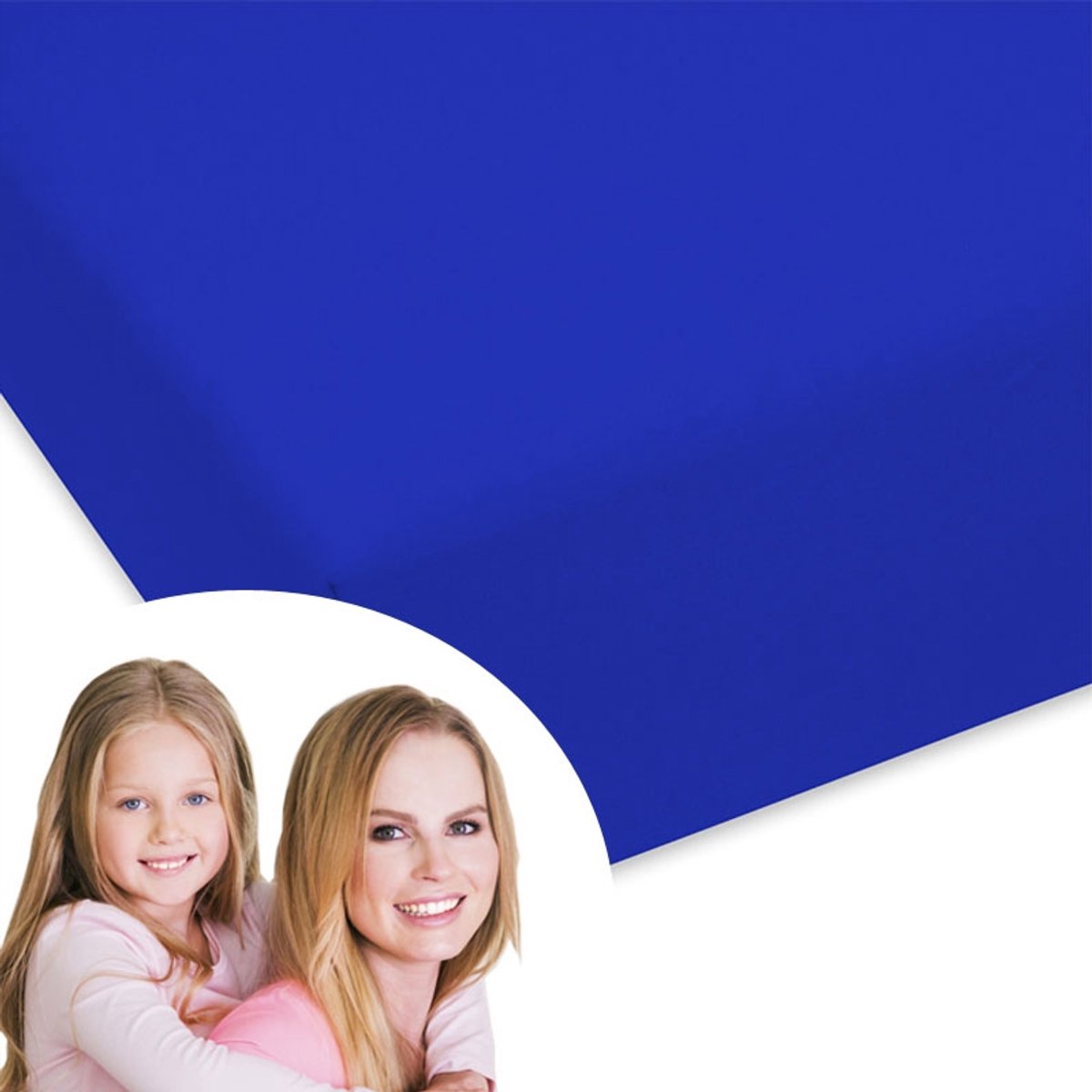 Jersey hoeslaken met elastiek 90x200 cm - Diverse kleuren