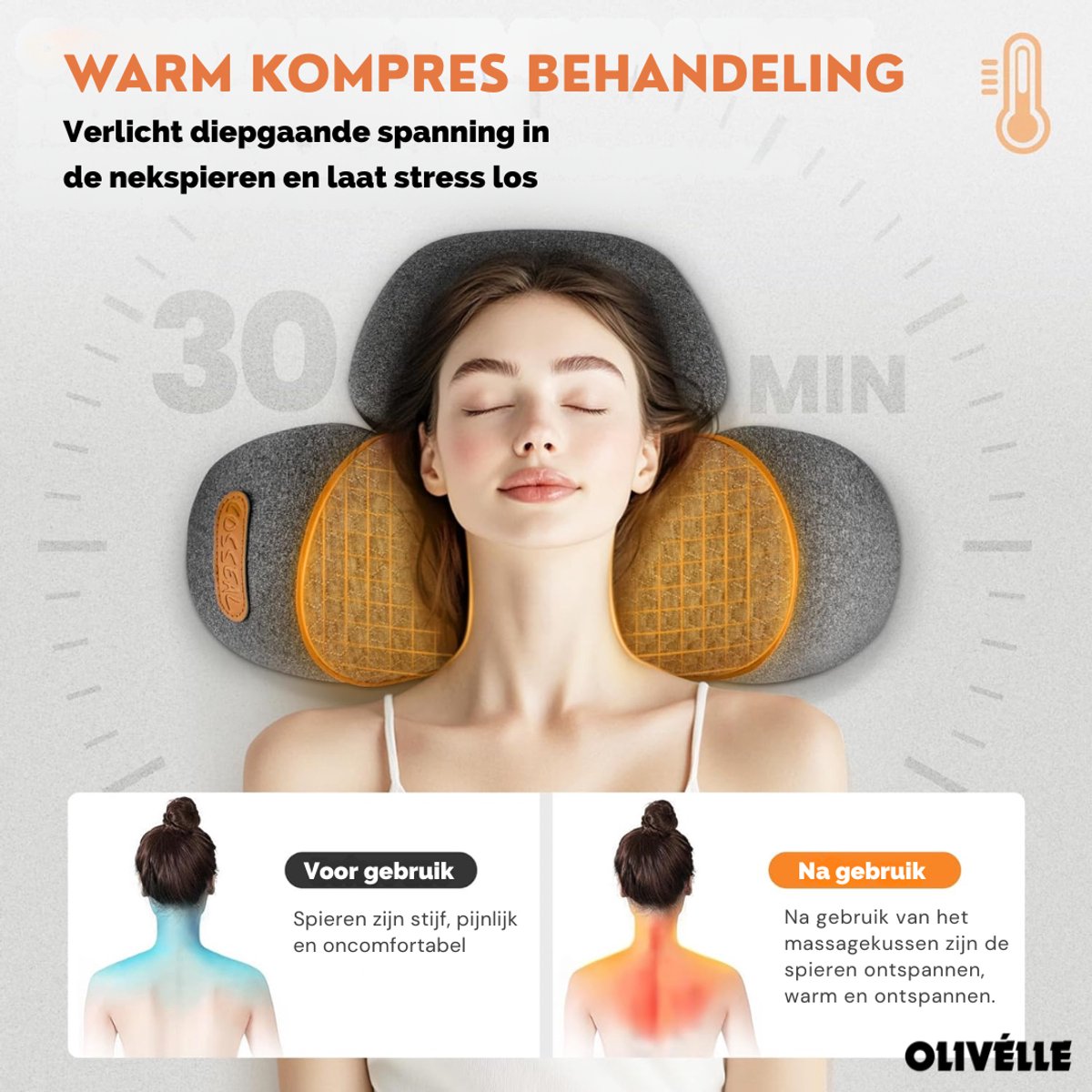 Nek massage apparaat - De 3-In-1 Nekmassager Neck - Massage - afbeelding 2