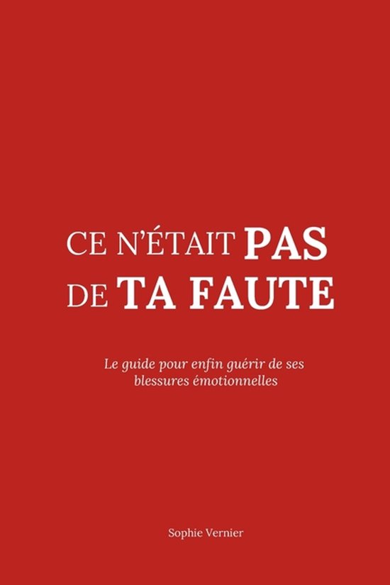 Ce n'était pas de ta faute - cover