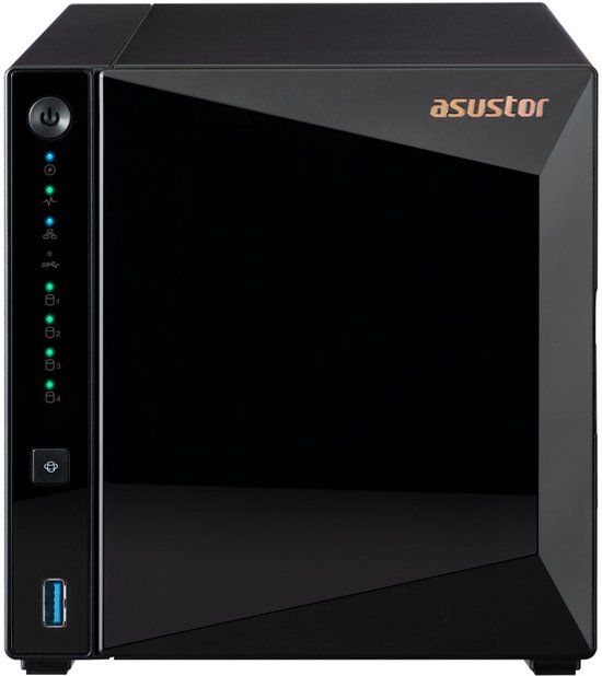 Asustor DRIVESTOR 4 Pro Gen2 AS3304T V2 NAS Realtek RTD1619B 2 GB DDR4 ADM Zwart van Merkloos — afbeelding 3