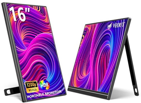 CUQI Draagbare Monitor, 15,6 Inch 100% sRGB FHD Draagbare Monitor, 1920 x 1080 HDR IPS Mobiele monitor met Type-C HDMI voor Laptop/PC/Raspberry Pi/Mac /Xbox/PS4/Switch CUQI Draagbare Monitor, 15,6 Inch 100% sRGB FHD Draagbare Monitor, 1920 x 1080 HDR IPS Mobiele monitor met Type-C HDMI voor Laptop/PC/Raspberry Pi/Mac /Xbox/PS4/Switch