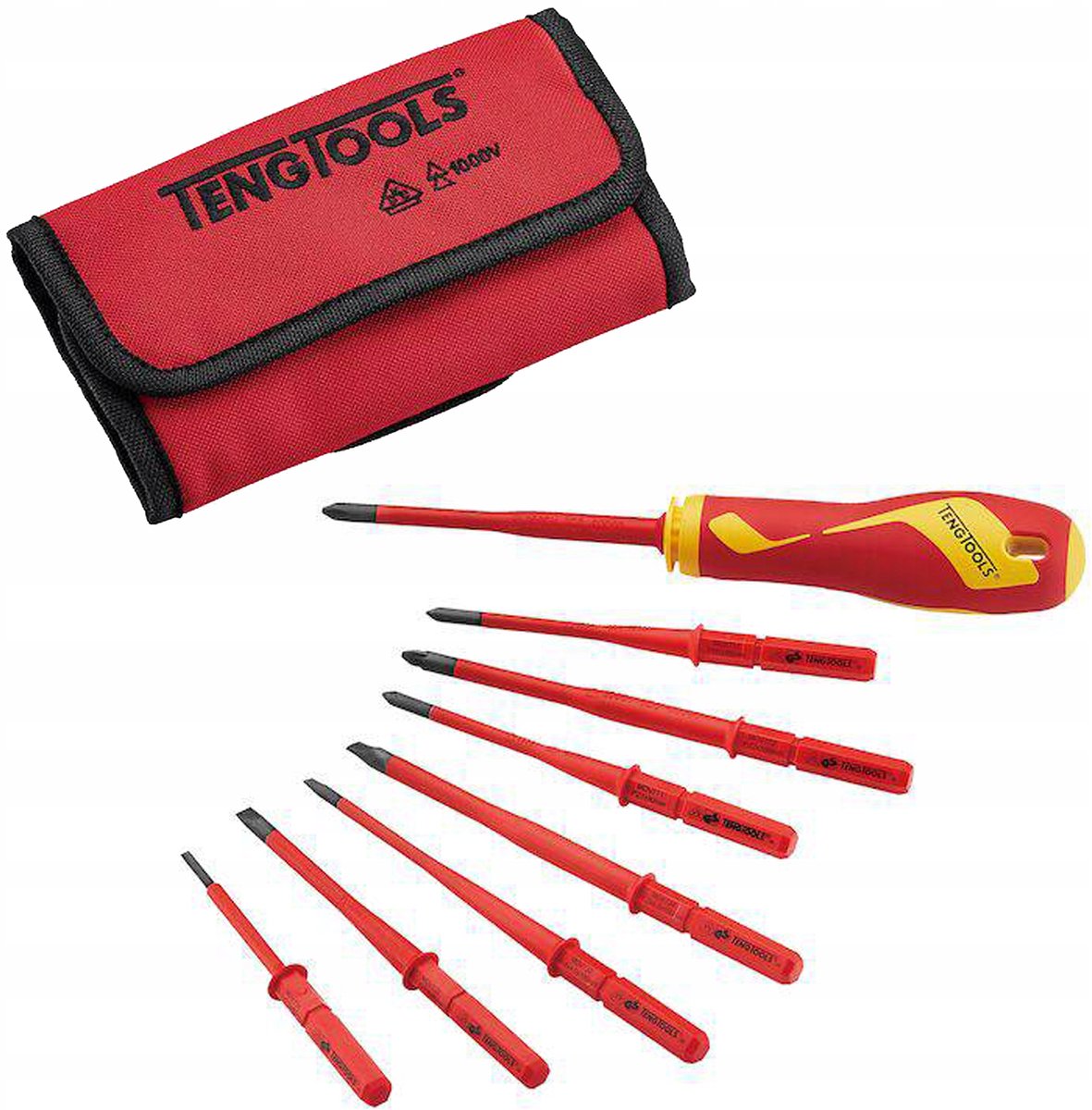 Teng Tools VDE Schroevendraaierset 1000V - 9 Delig
