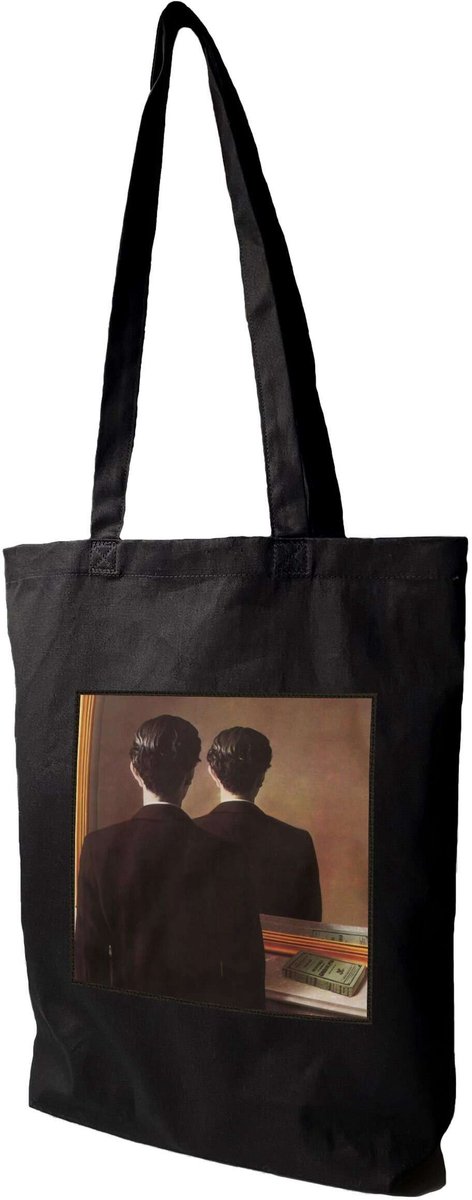Shopper Tas met "Niet Reproduceren" Print - Stijlvol & Praktisch