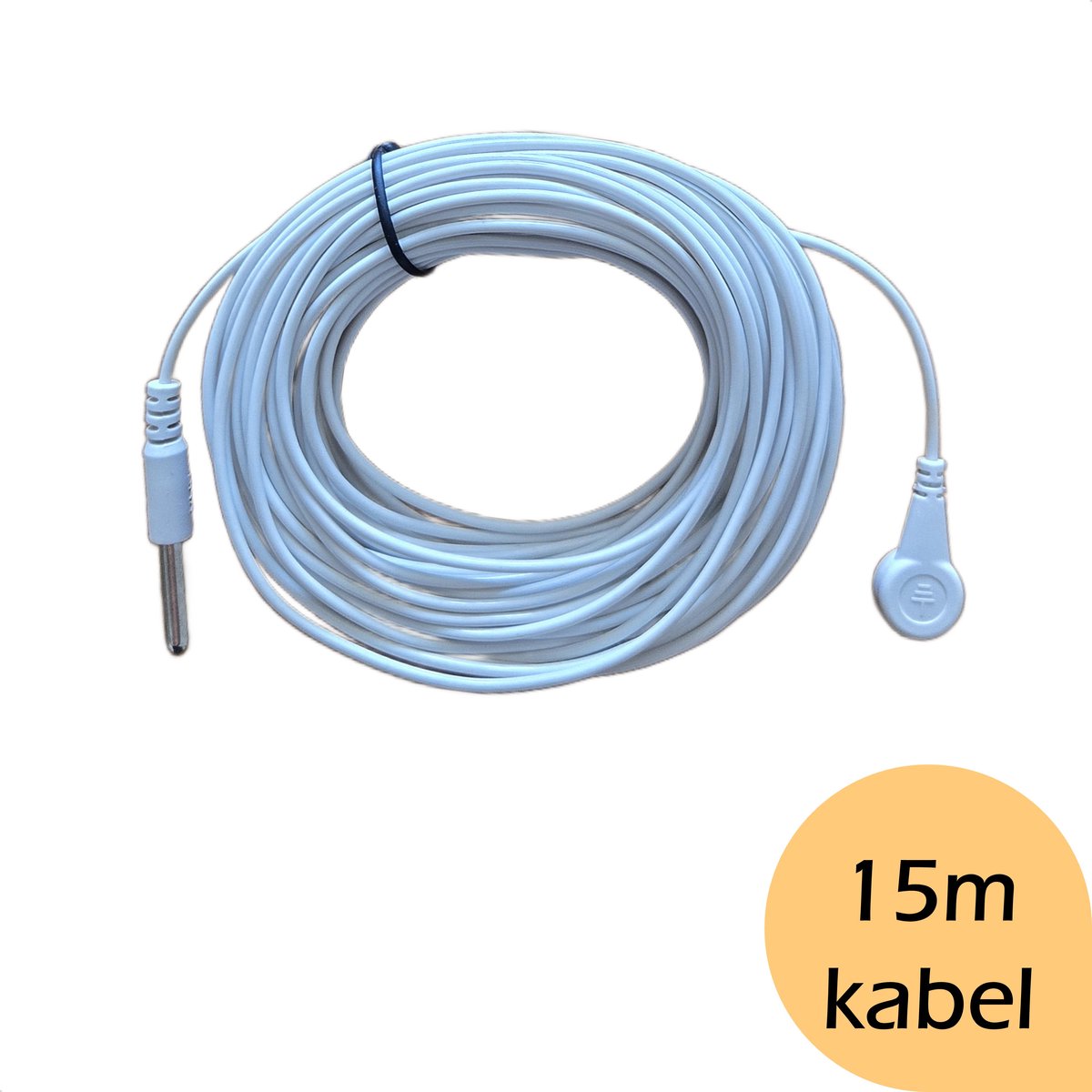 Earthle Earthing Verlengsnoer 15m - Verlengkabel - Aardingskabel - Aarden - Aarding - Grounding - 15 meter kabel