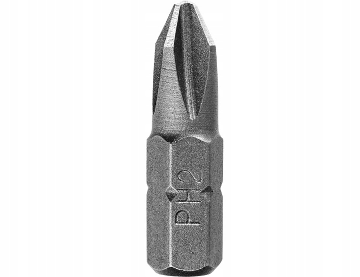Bit PH2 25 mm CrV - Schroefbit voor Schroefmachines