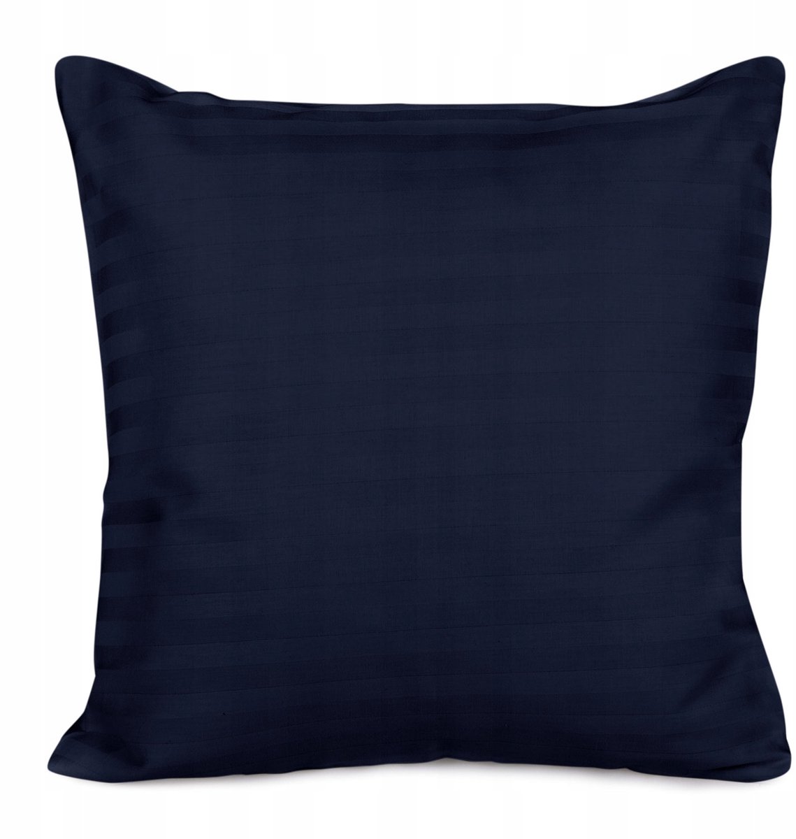 Katoenen satijnen kussensloop 70x80 cm, marineblauw met strepen